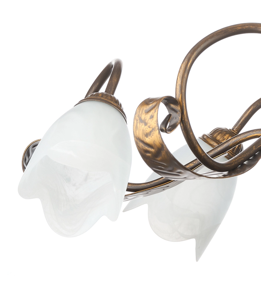 LAMPADARIO 5 LUCI ONLI "SONIA" BRONZO E14